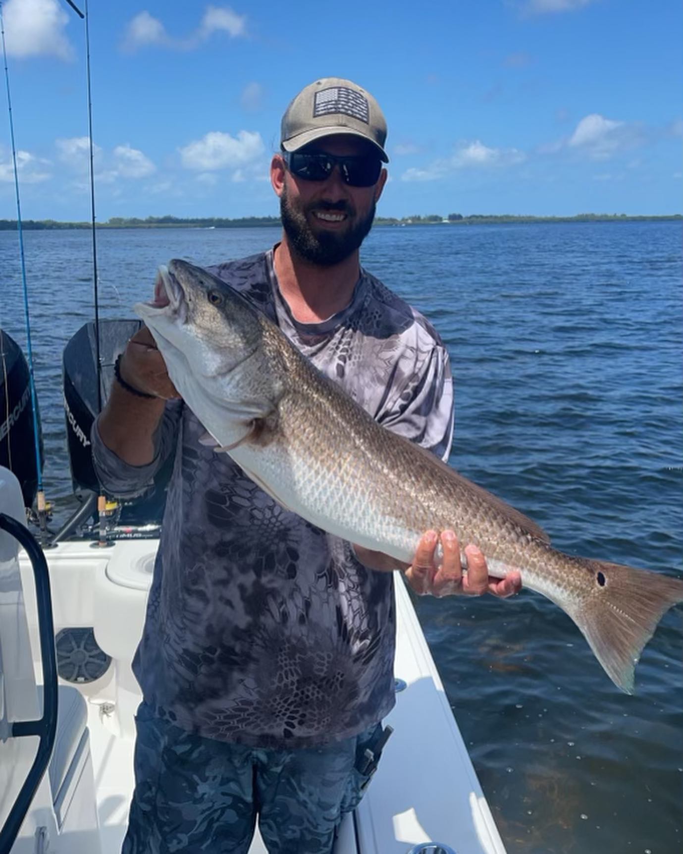 Angler with a large fish in Florida