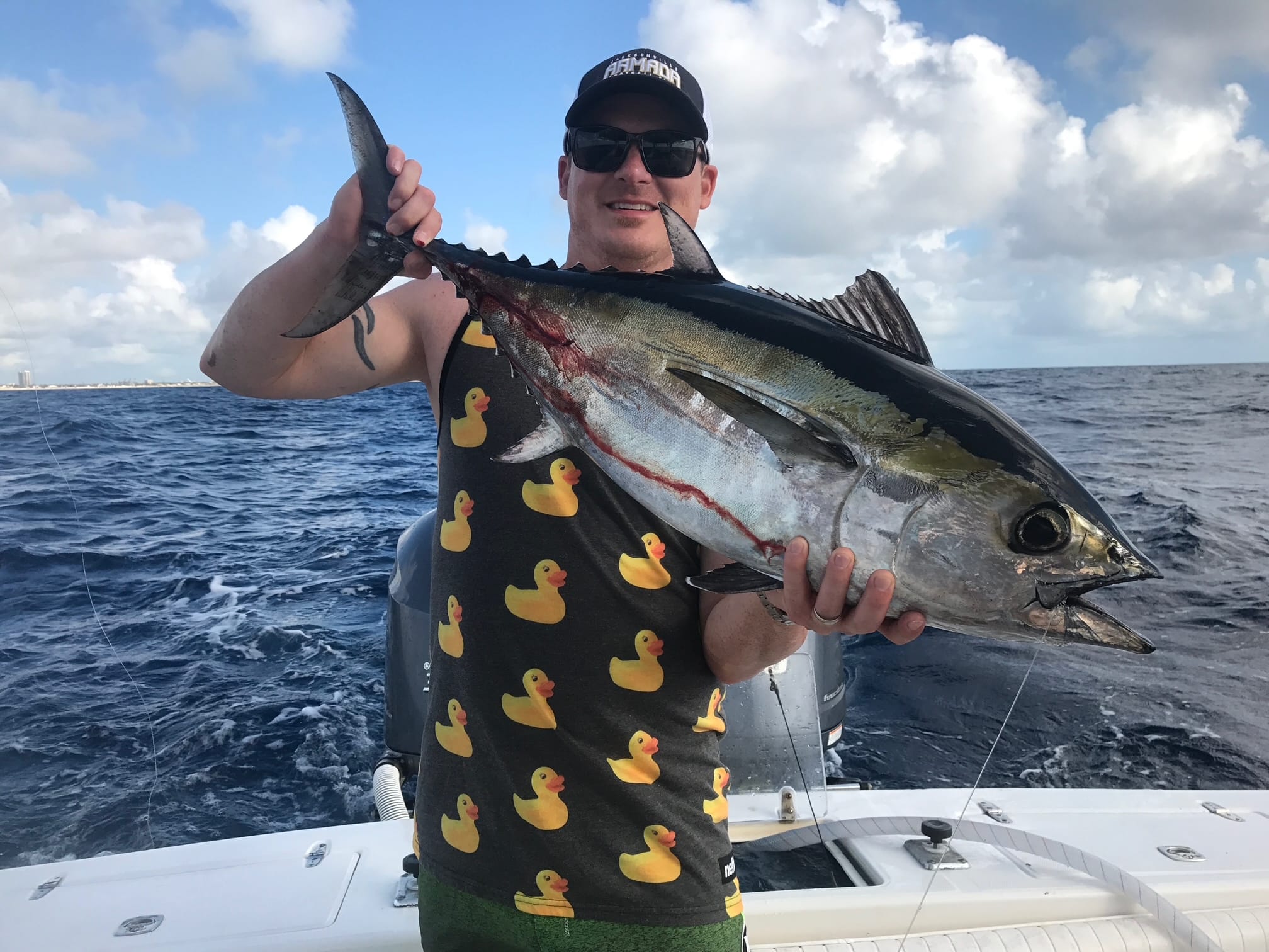 Full day offshore fishing charter boat in West Palm Beach waters targeting sailfish and marlin
