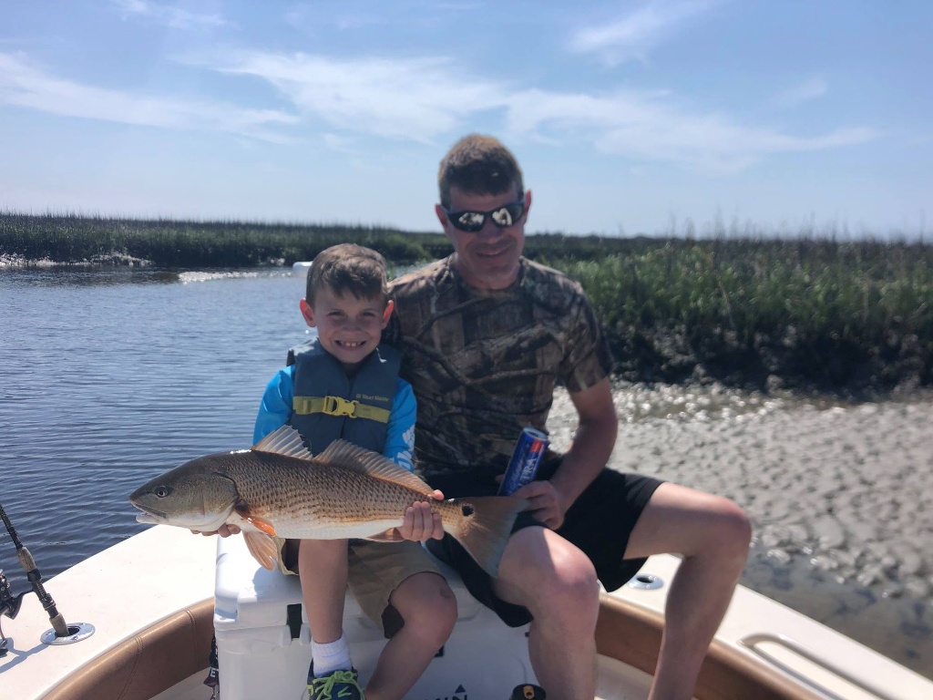 Redfish caught in North Myrtle Beach