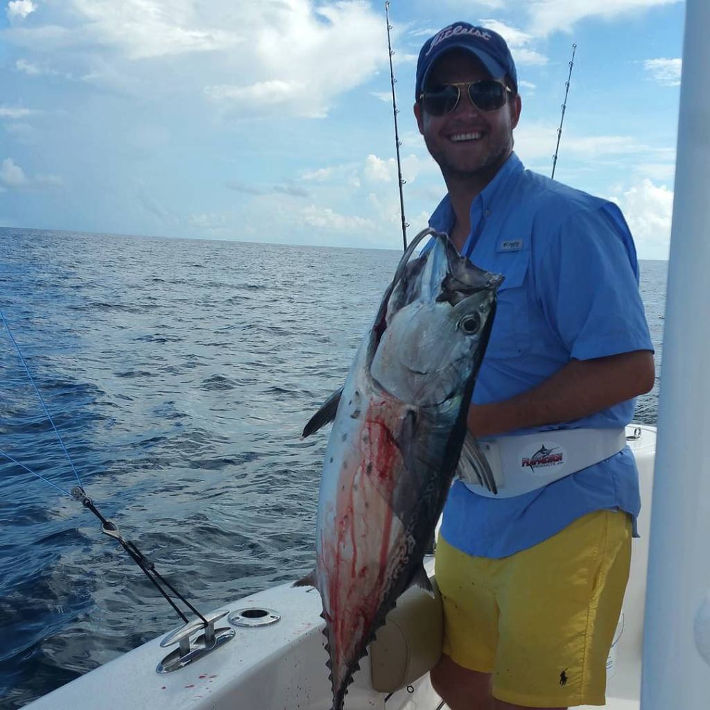 Angler with big fish in St. Augustine