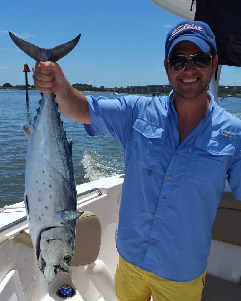 One angler lands a 18-inch fish in FL