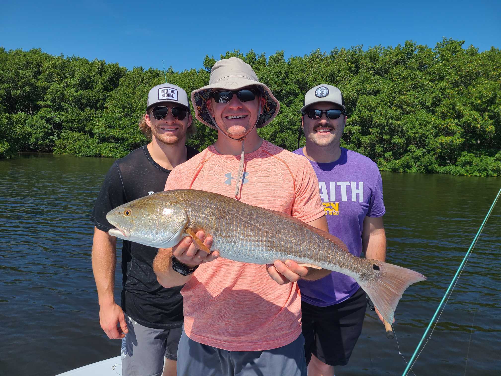 3 people fishing in FL