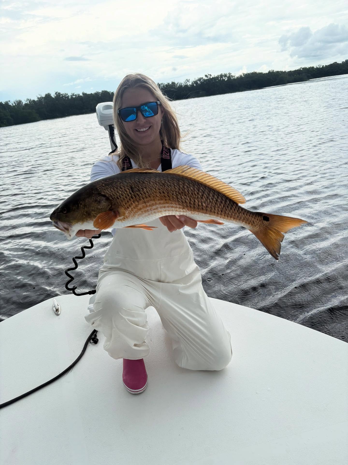 Redfish caught while fishing in FL