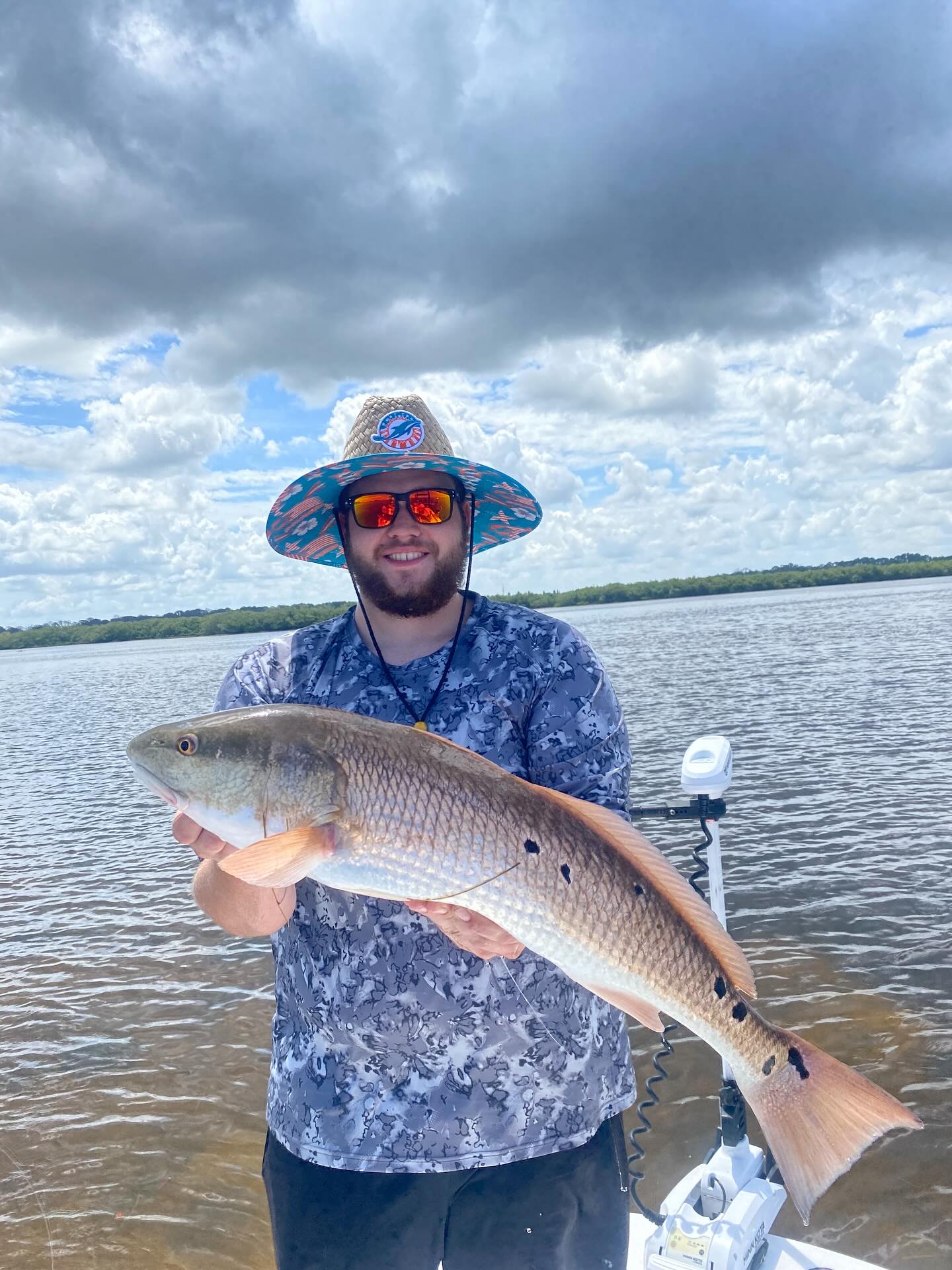 Redfish caught in Palm Harbor