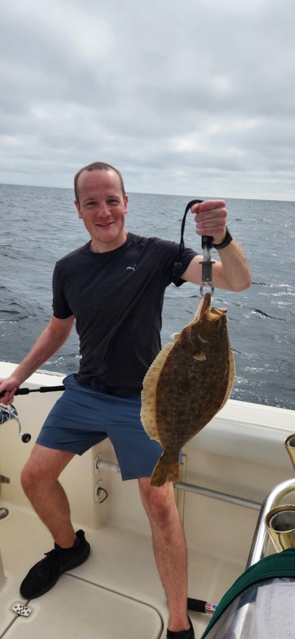 A person fishing in NJ