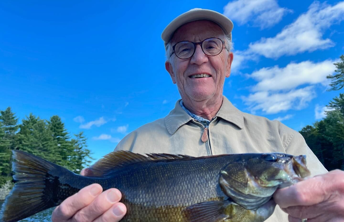 Largemouth Bass caught while fishing in ME