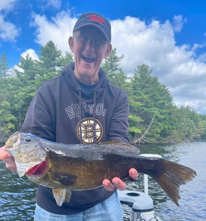 Successful one-person fishing trip in ME