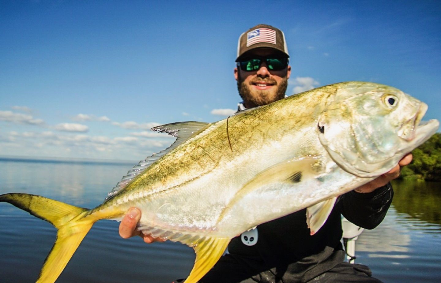 Crevalle Jack, a huge 38-inch fish, caught in FL