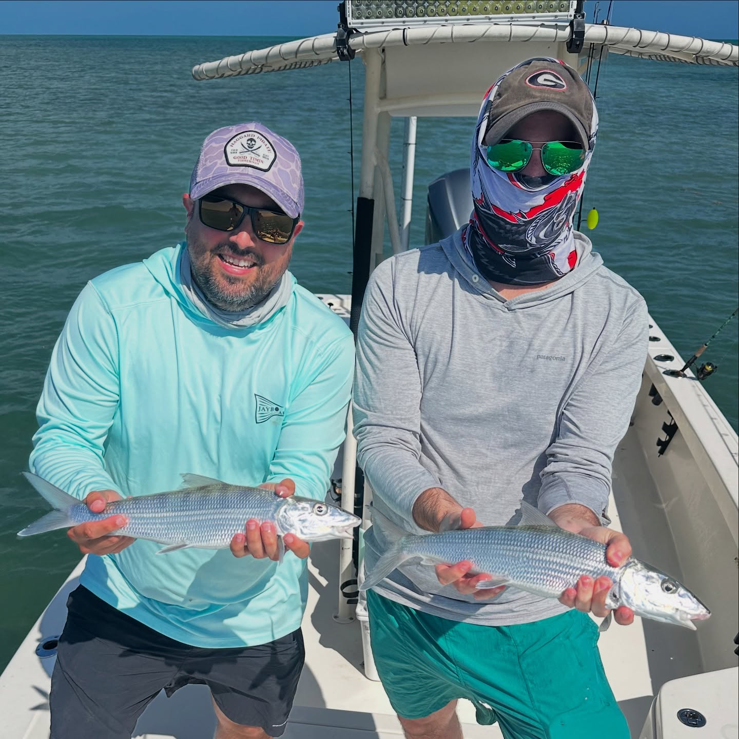 Two anglers fishing in Key West