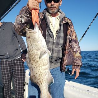 Angler fishing in Homosassa with a 22-inch catch