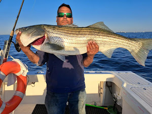 Angler with 35-inch fish in New York