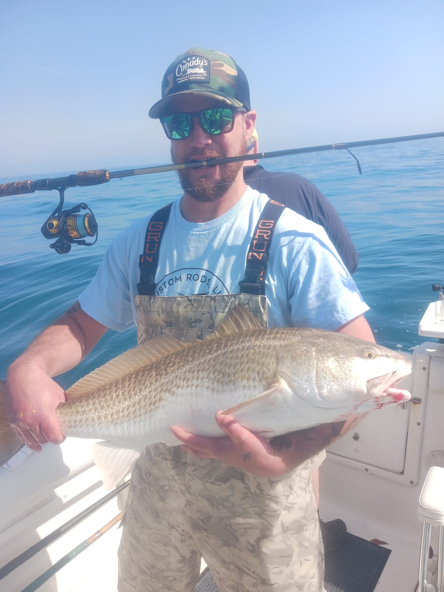Redfish caught on Oak Island