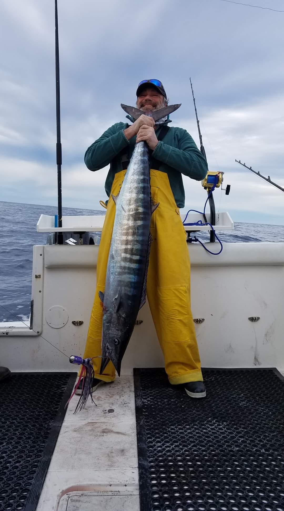Wahoo fish caught in NC while fishing