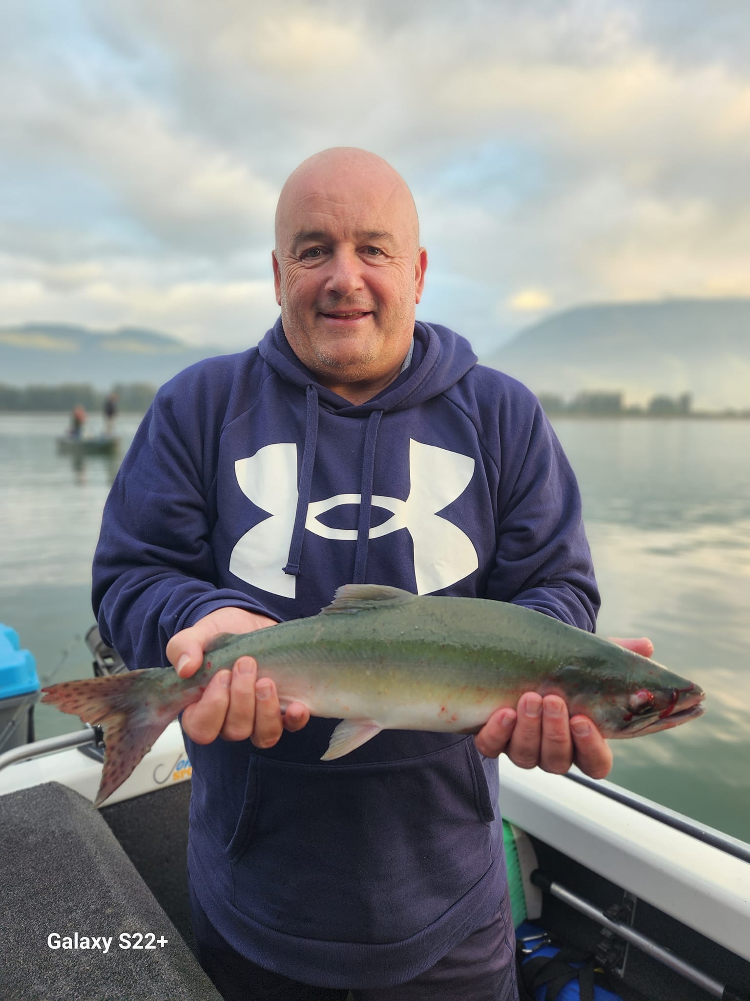 A pink salmon fish caught in Chilliwack