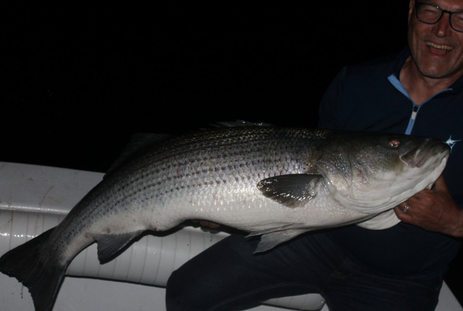 Angler with big 33-inch fish in Montauk