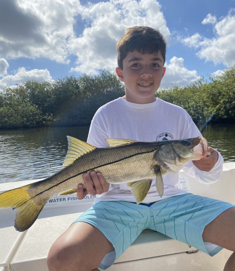 Snook fish caught by angler in Melbourne