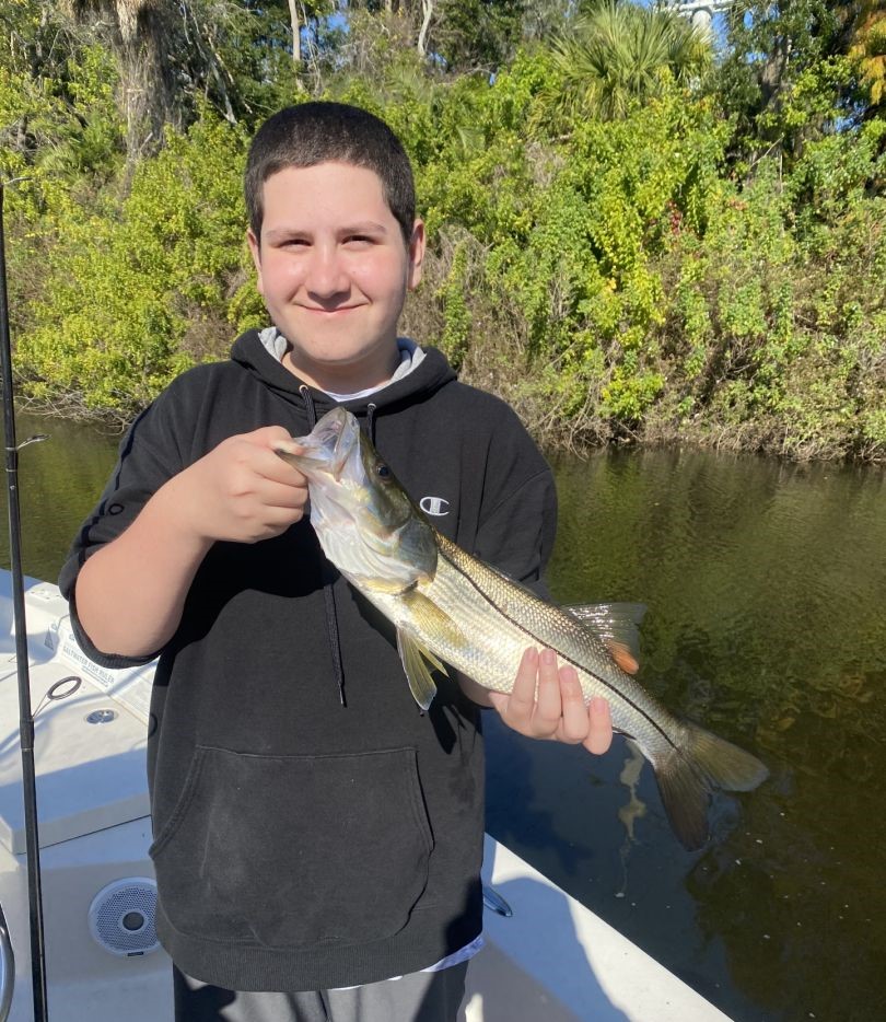 Snook fish caught while fishing in FL