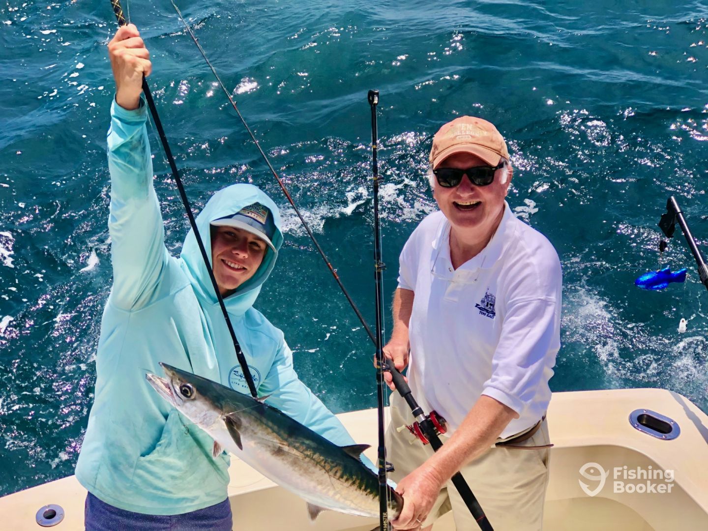 Two people fishing in Florida