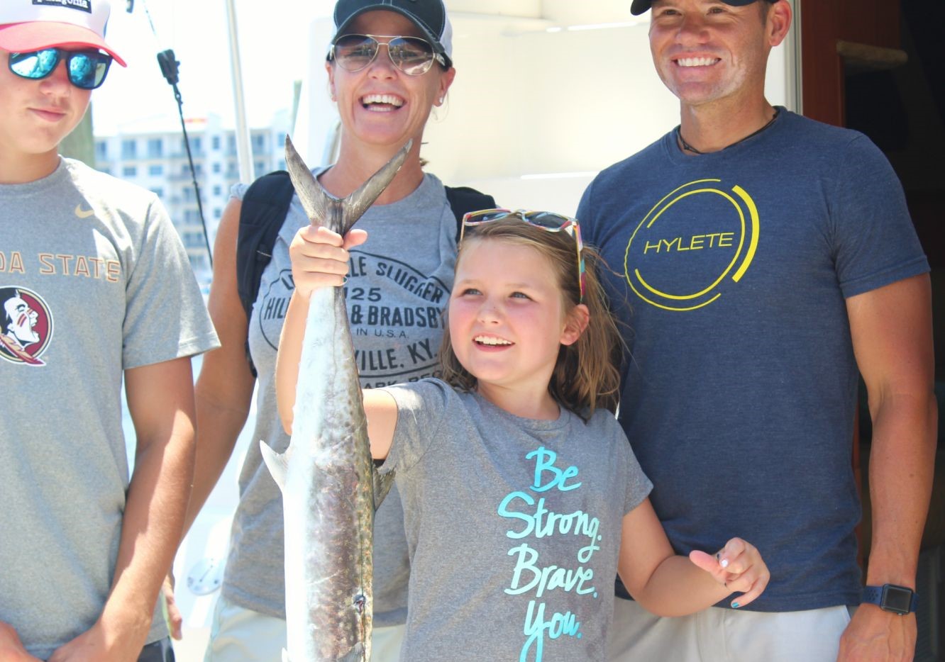 King Mackerel, a 17-inch catch, in Destin