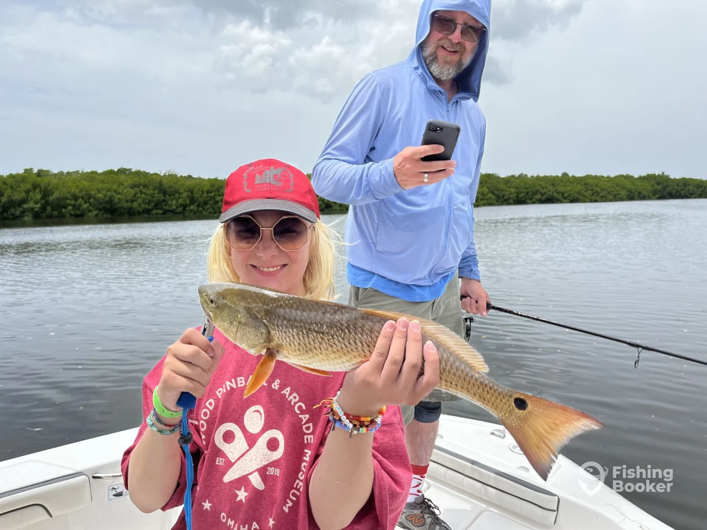 Two anglers fishing in Cape Coral