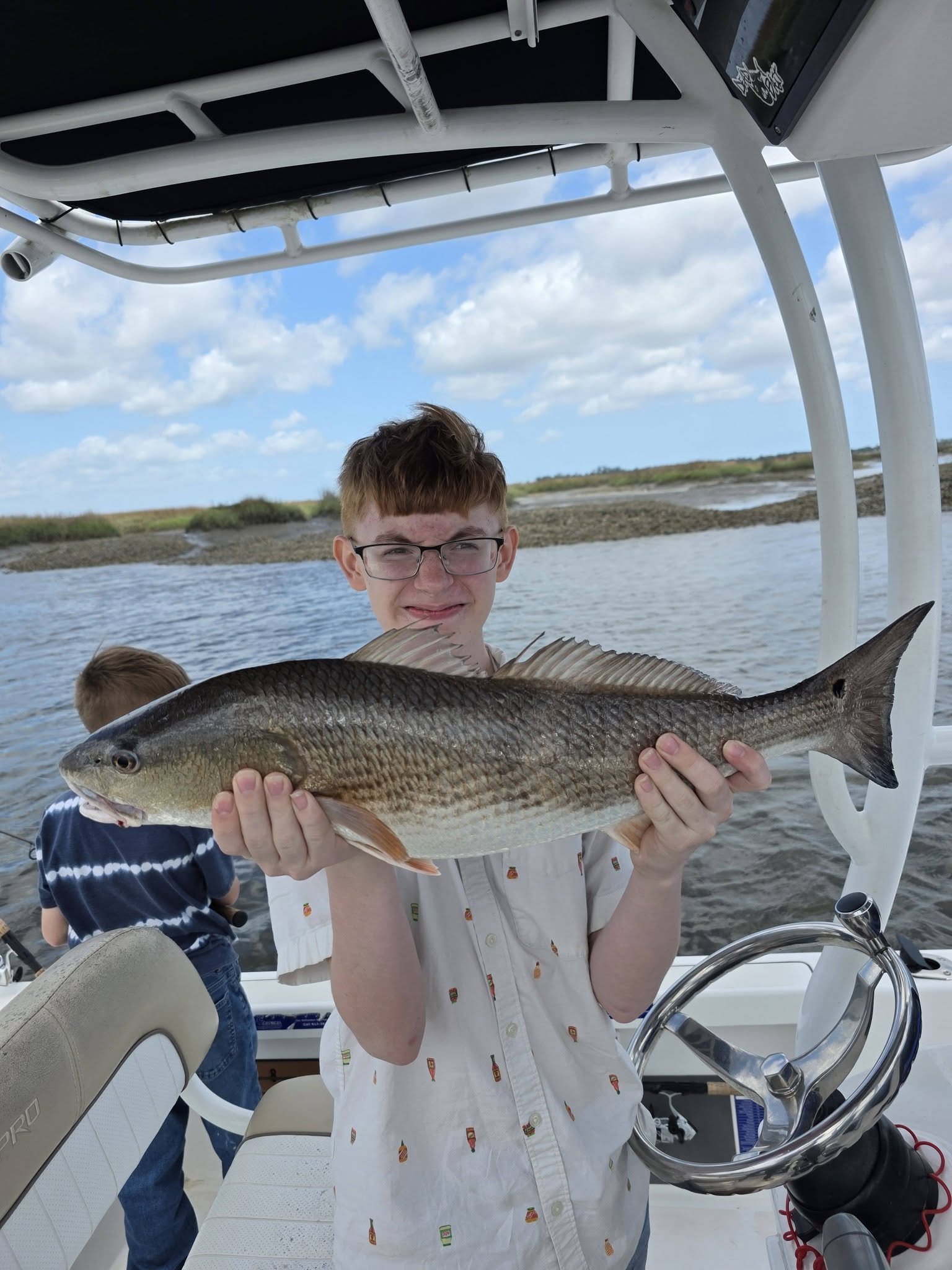 Redfish caught while fishing in Brunswick GA waters