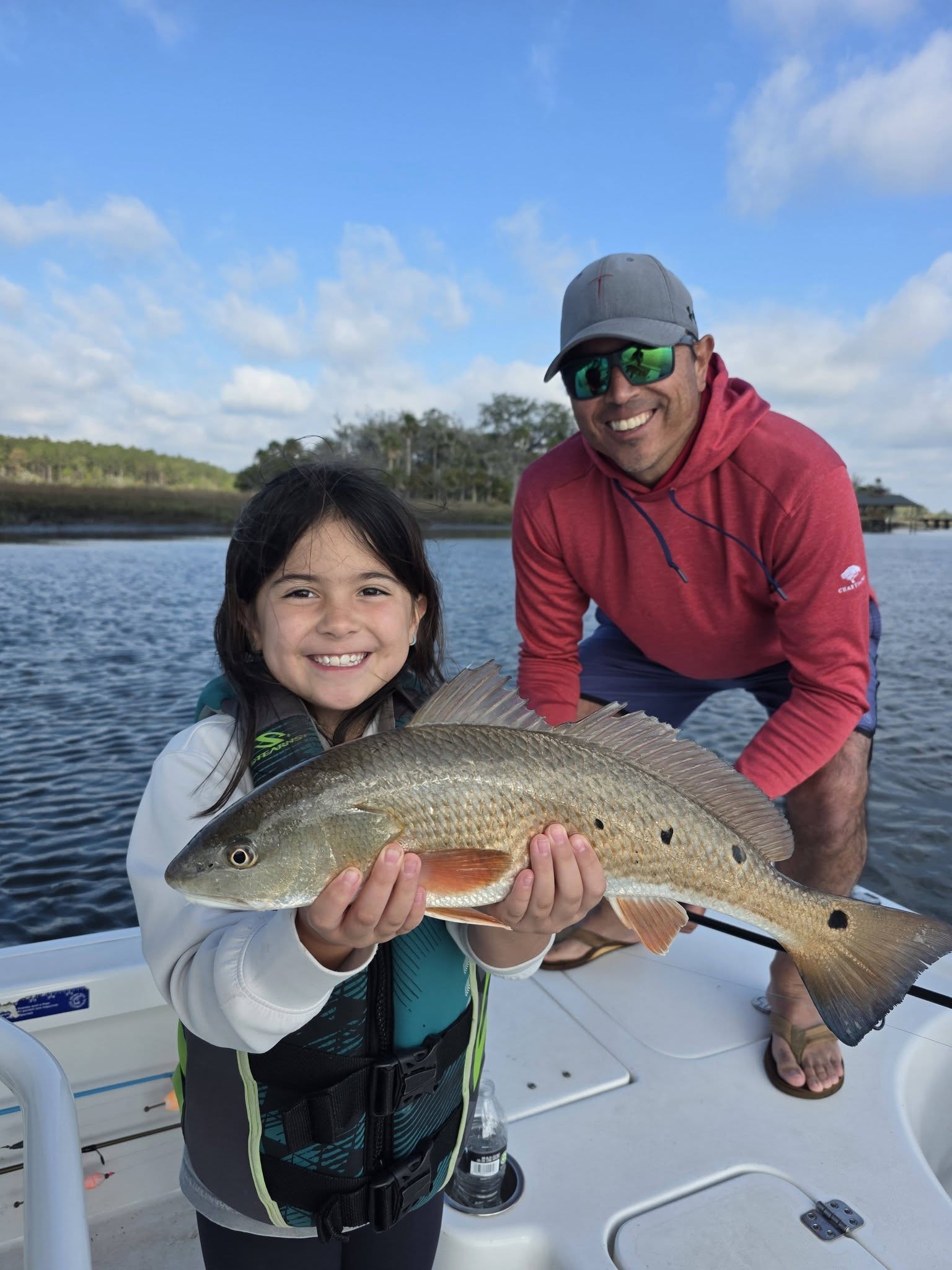 Redfish caught while fishing in Brunswick GA