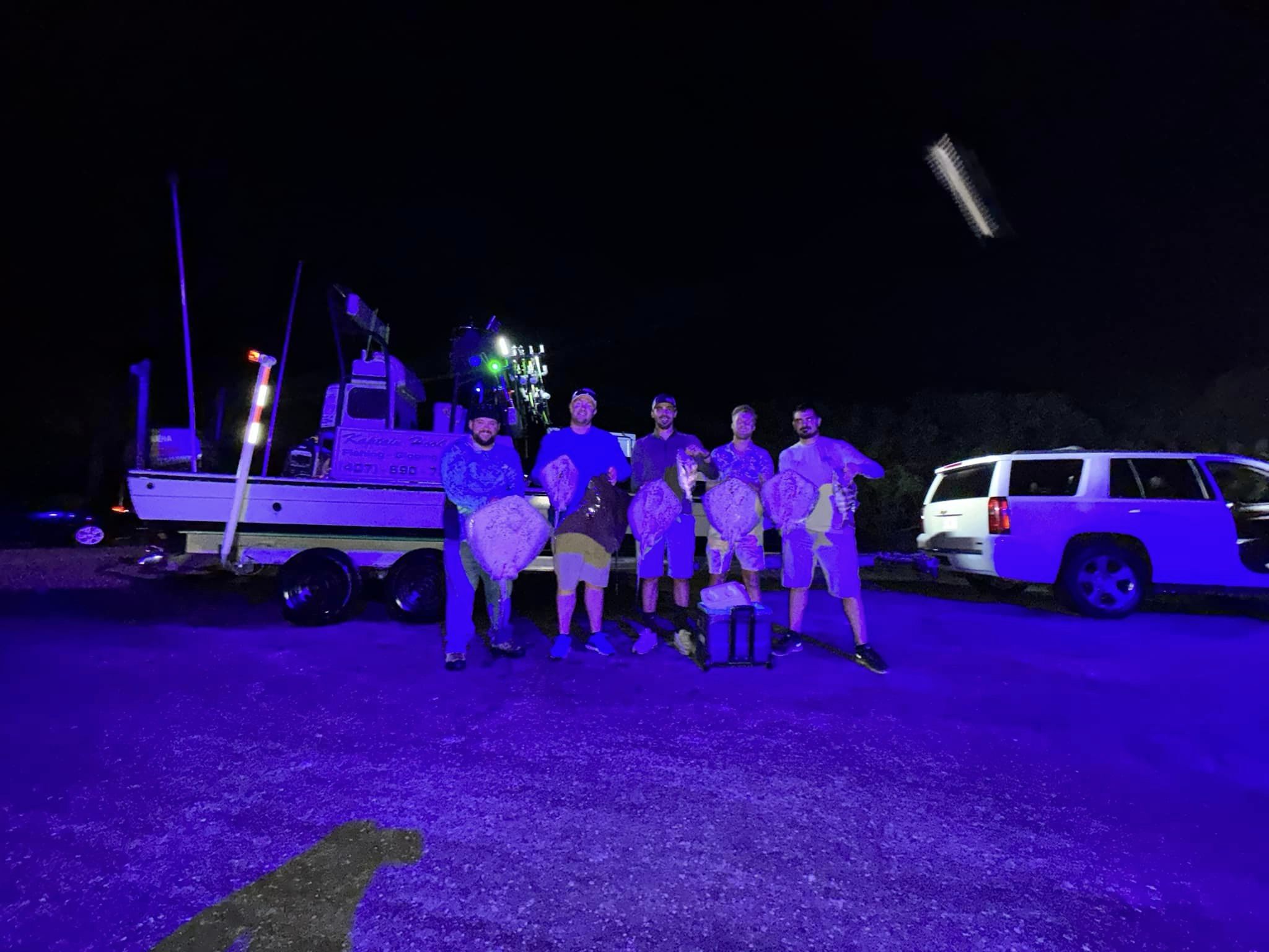 5 people fishing at Vero Beach