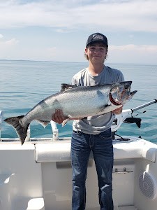 29 lb King Salmon with My Youngest Son