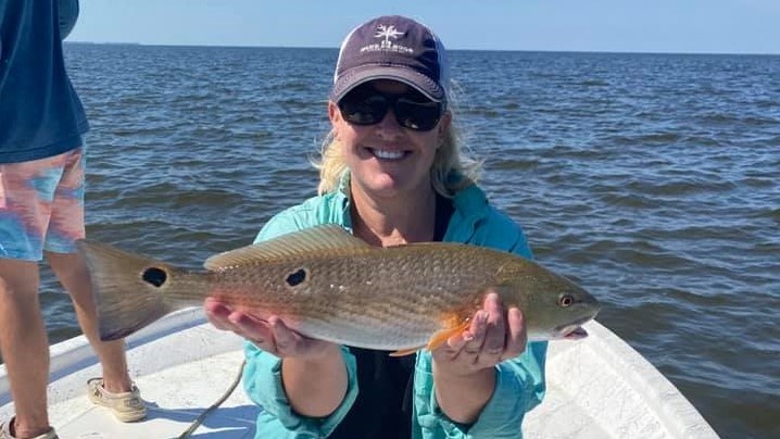 Redfish caught in Gulf Shores