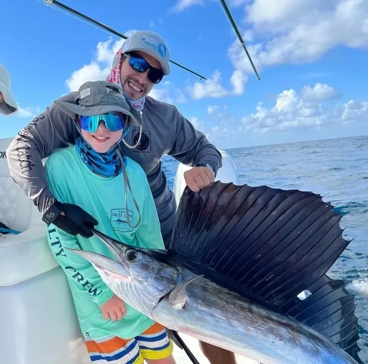Atlantic Sailfish caught while fishing in FL