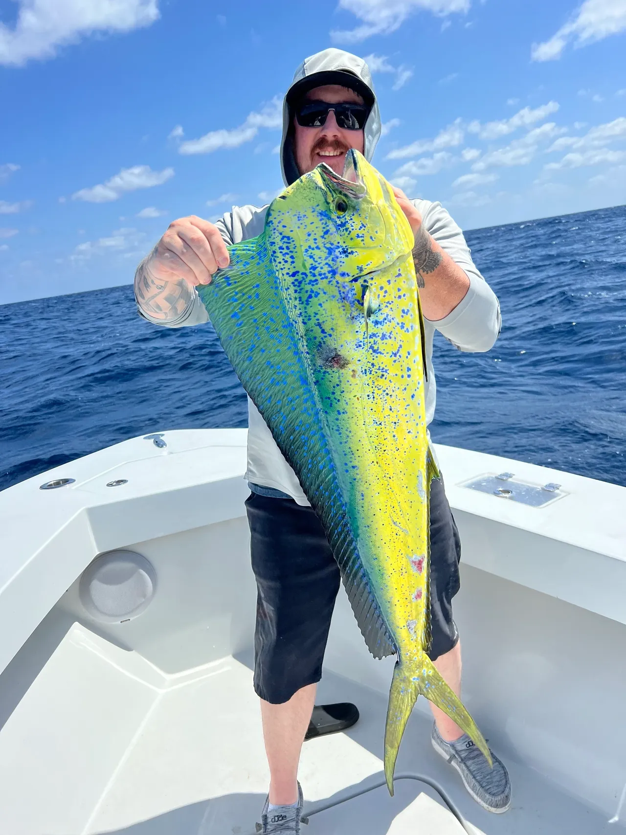 Man fishing in Stuart, Florida