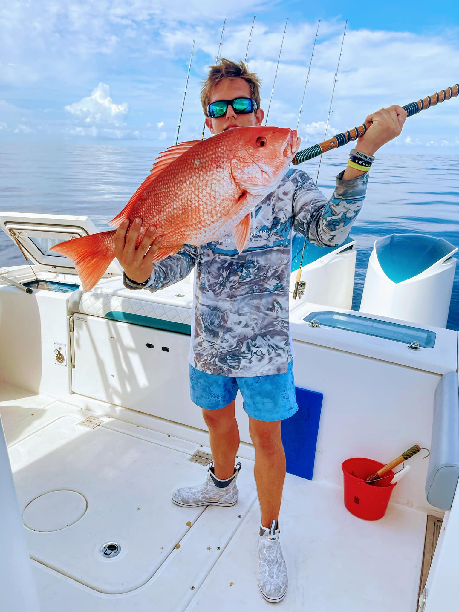 A lone angler fishing in Destin