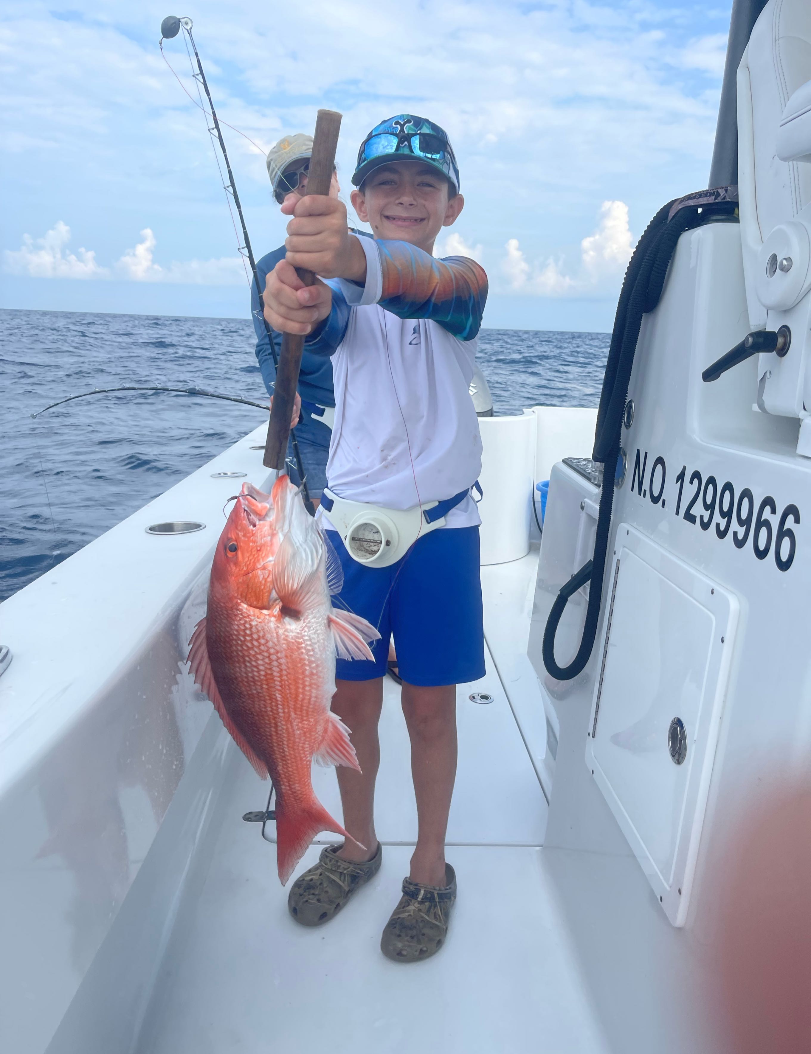 Angler with a big fish catch in FL