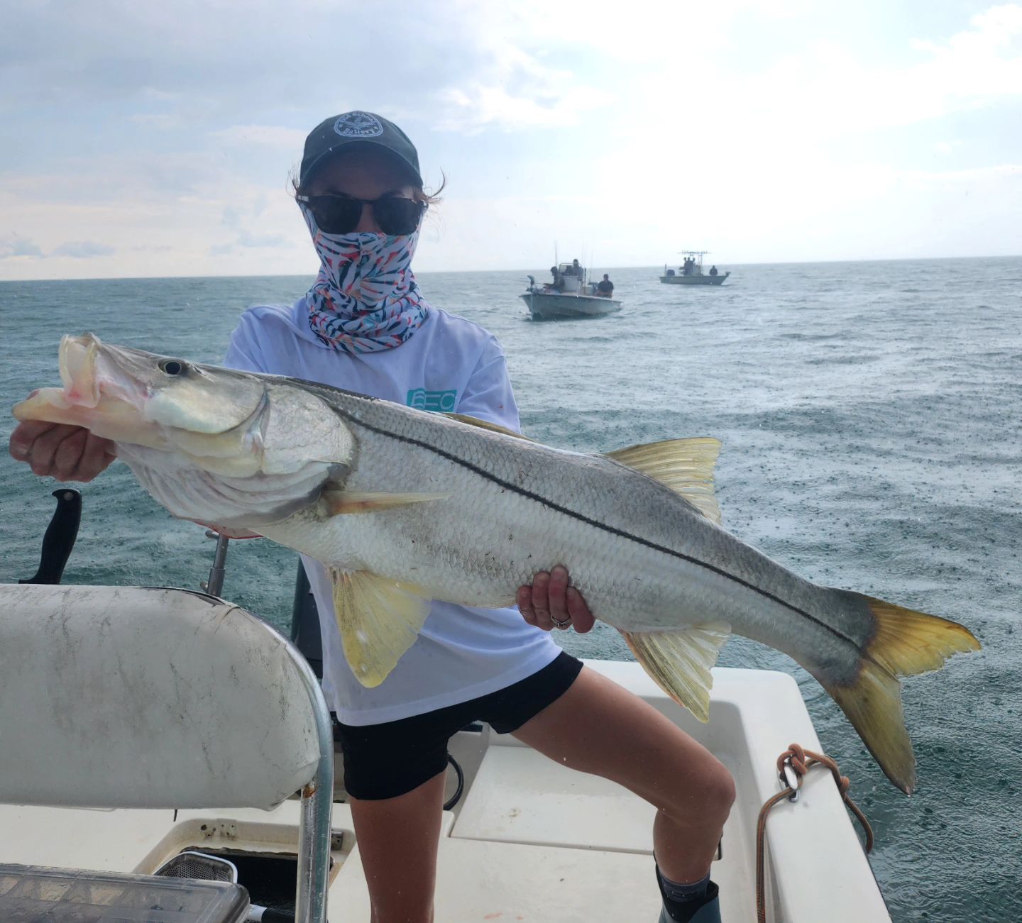 A single snook fish caught in the Everglades City