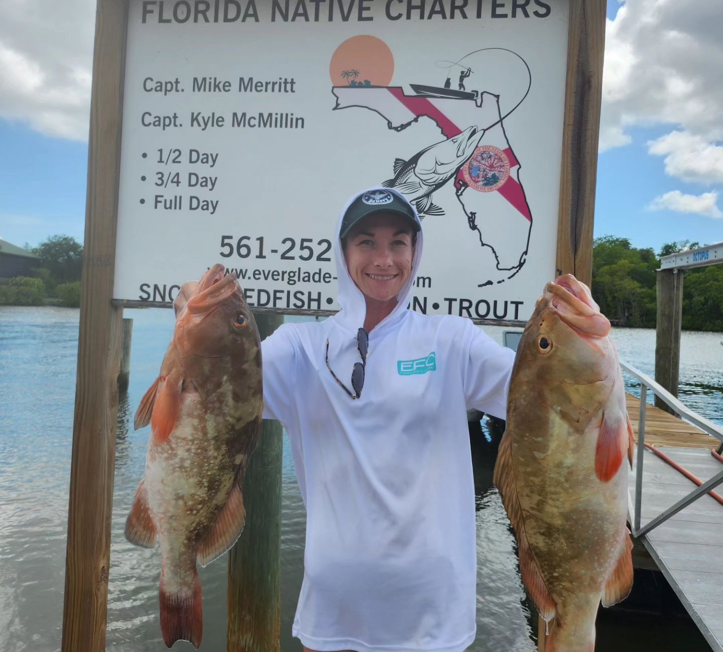 2 big fish caught while fishing in FL