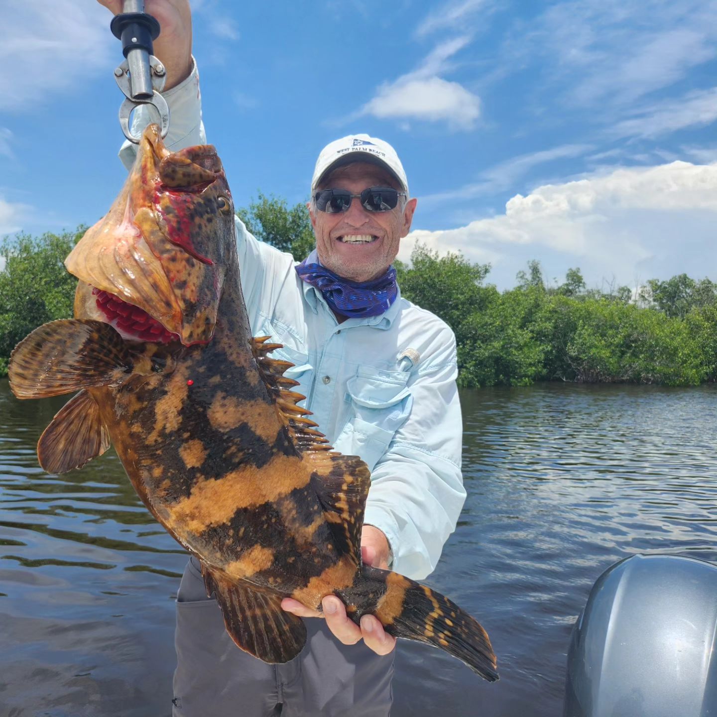 Two people fishing in Florida