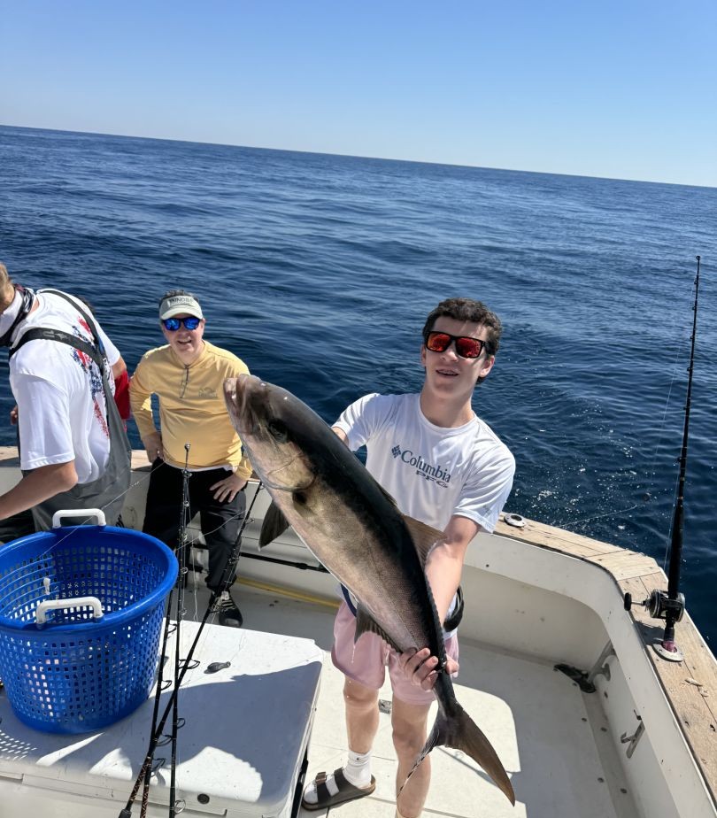 Two people fishing in Pensacola