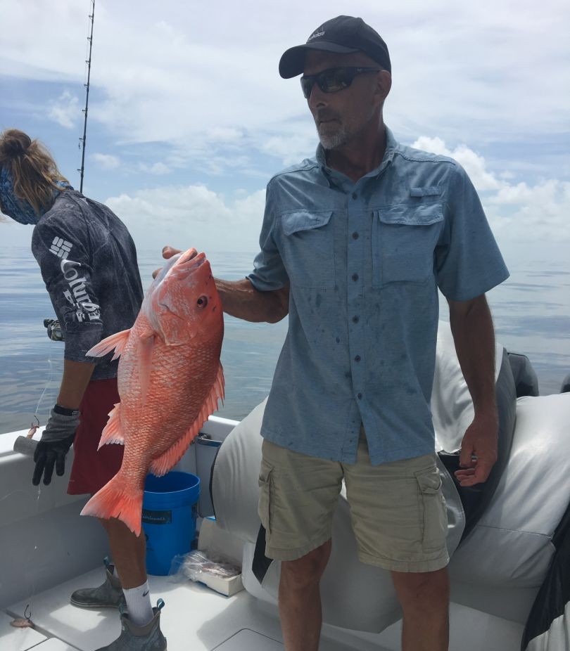 Angler fishing in Pensacola