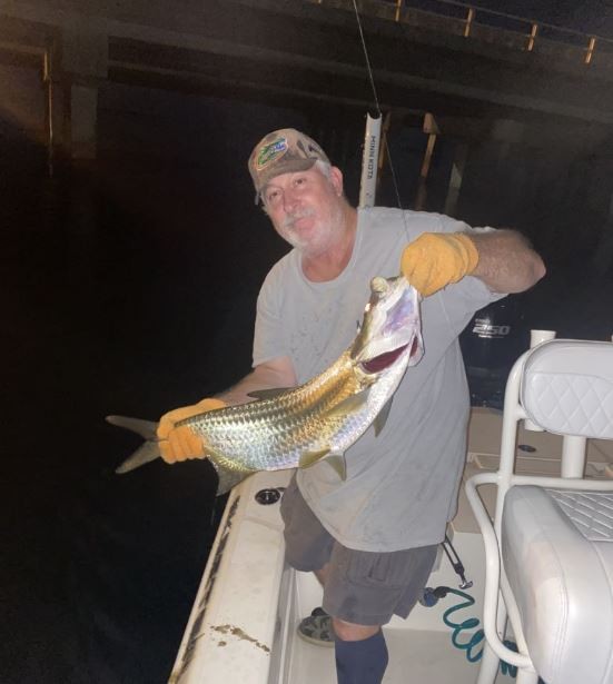 A person fishing in Florida