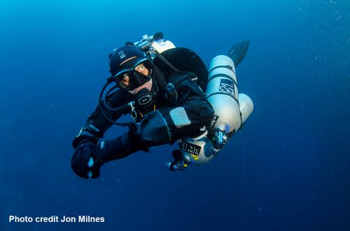 PADI Tec 50 Diver eLearning course materials and digital training resources for technical diving