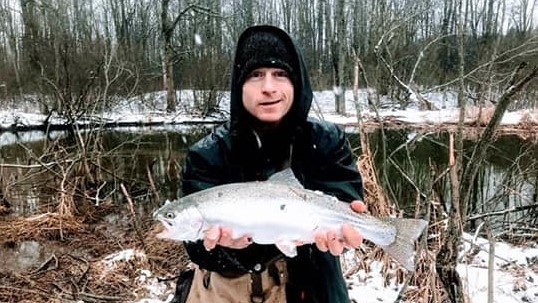 Cutthroat Trout, 23 inches long, caught in Neenah
