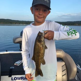 Fisherman enjoying a day of fishing in Branson