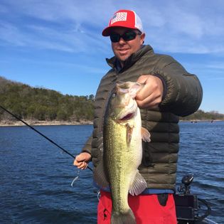 Largemouth Bass caught while fishing in MO