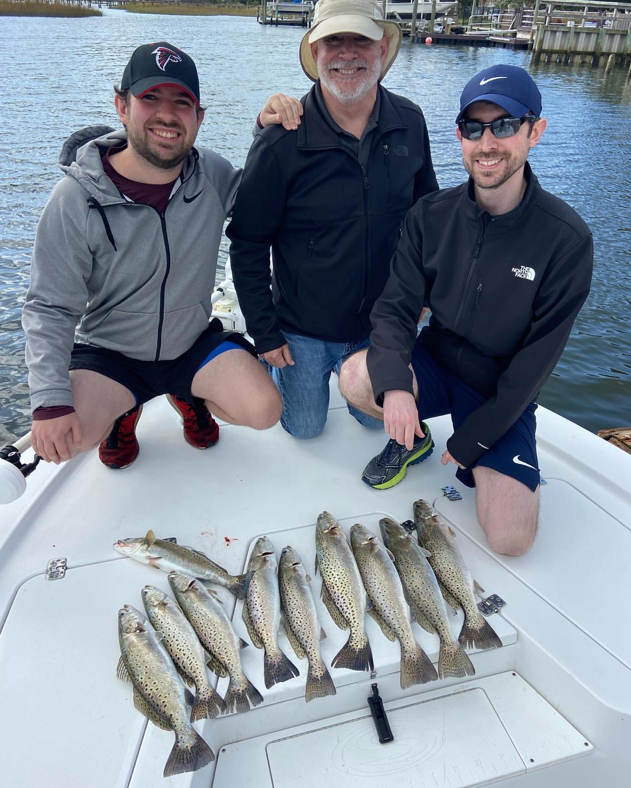 8 spotted weakfish caught in Wilmington while fishing
