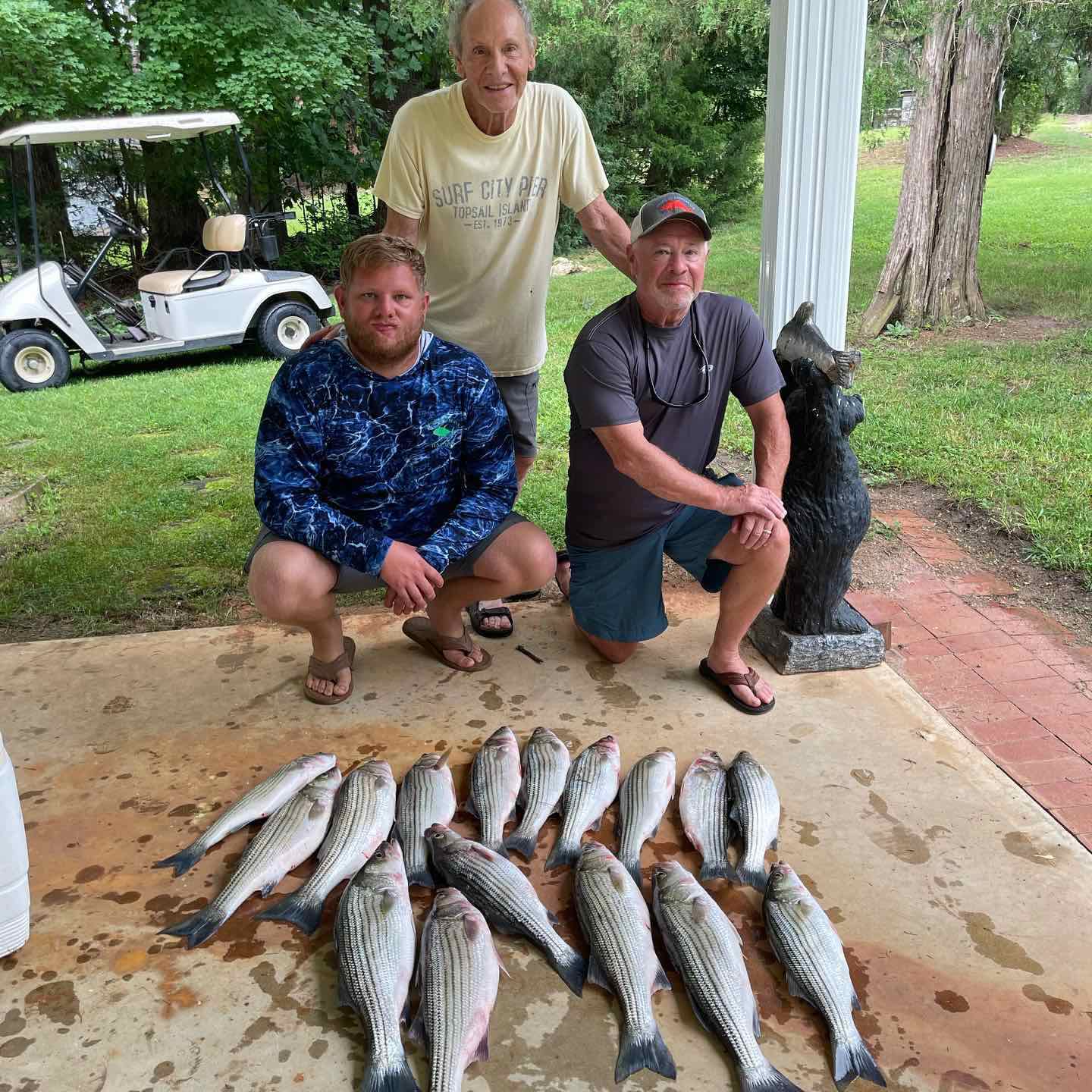Striped bass fishing in Wilmington