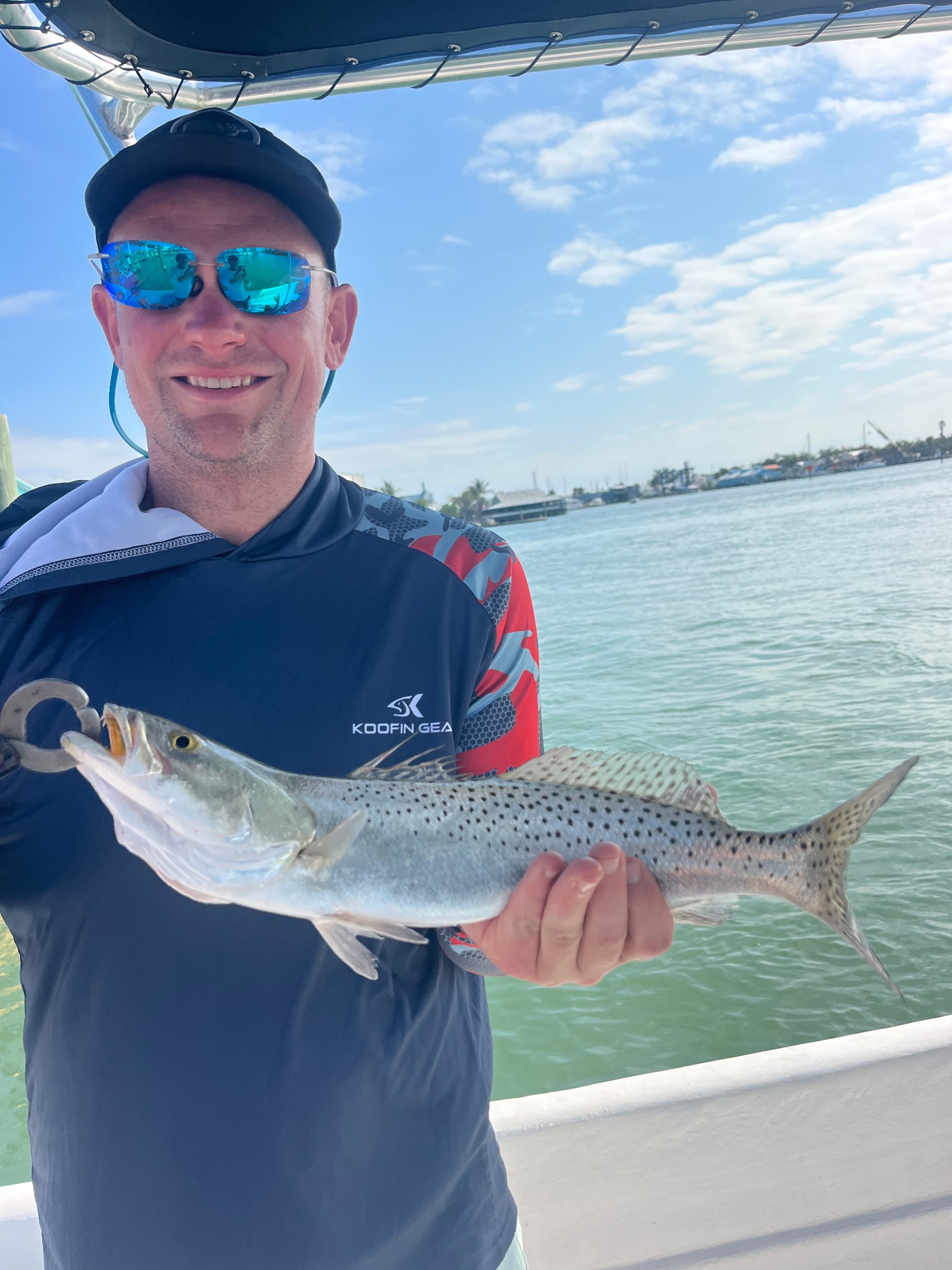 Spotted weakfish, 16-inch catch, fishing in FL