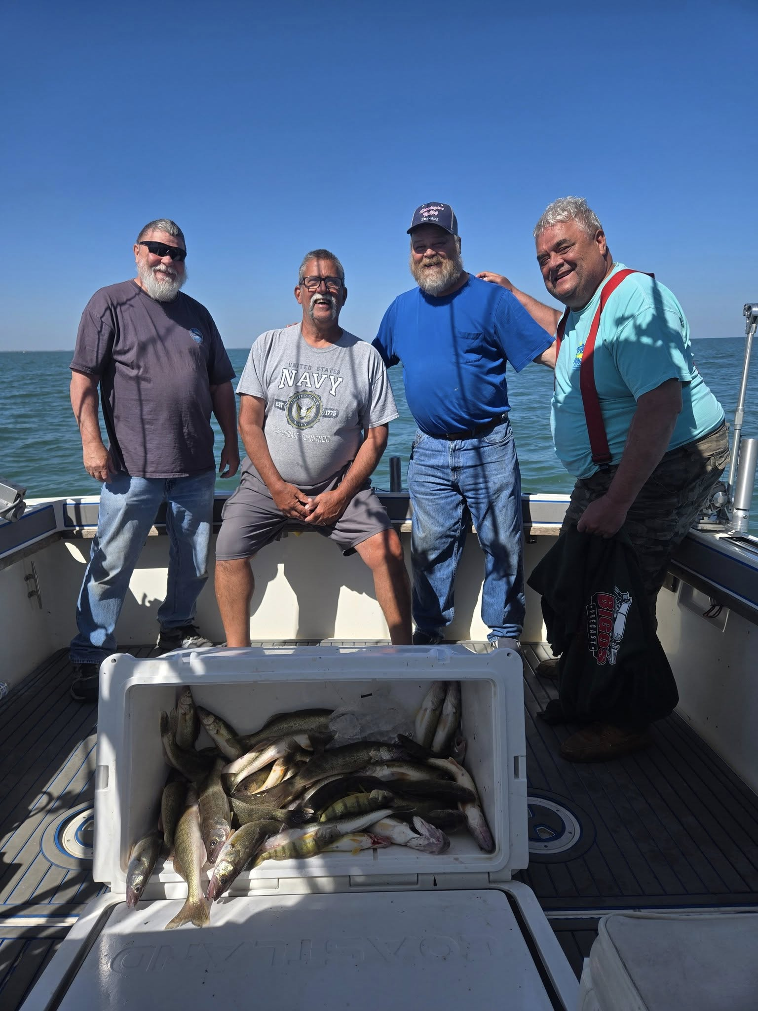 Four people fishing in MI