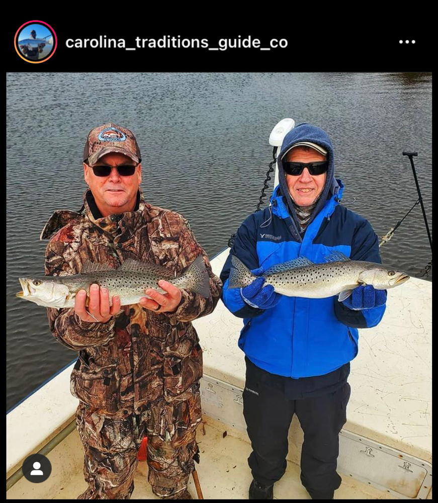 Two spotted weakfish caught in North Carolina