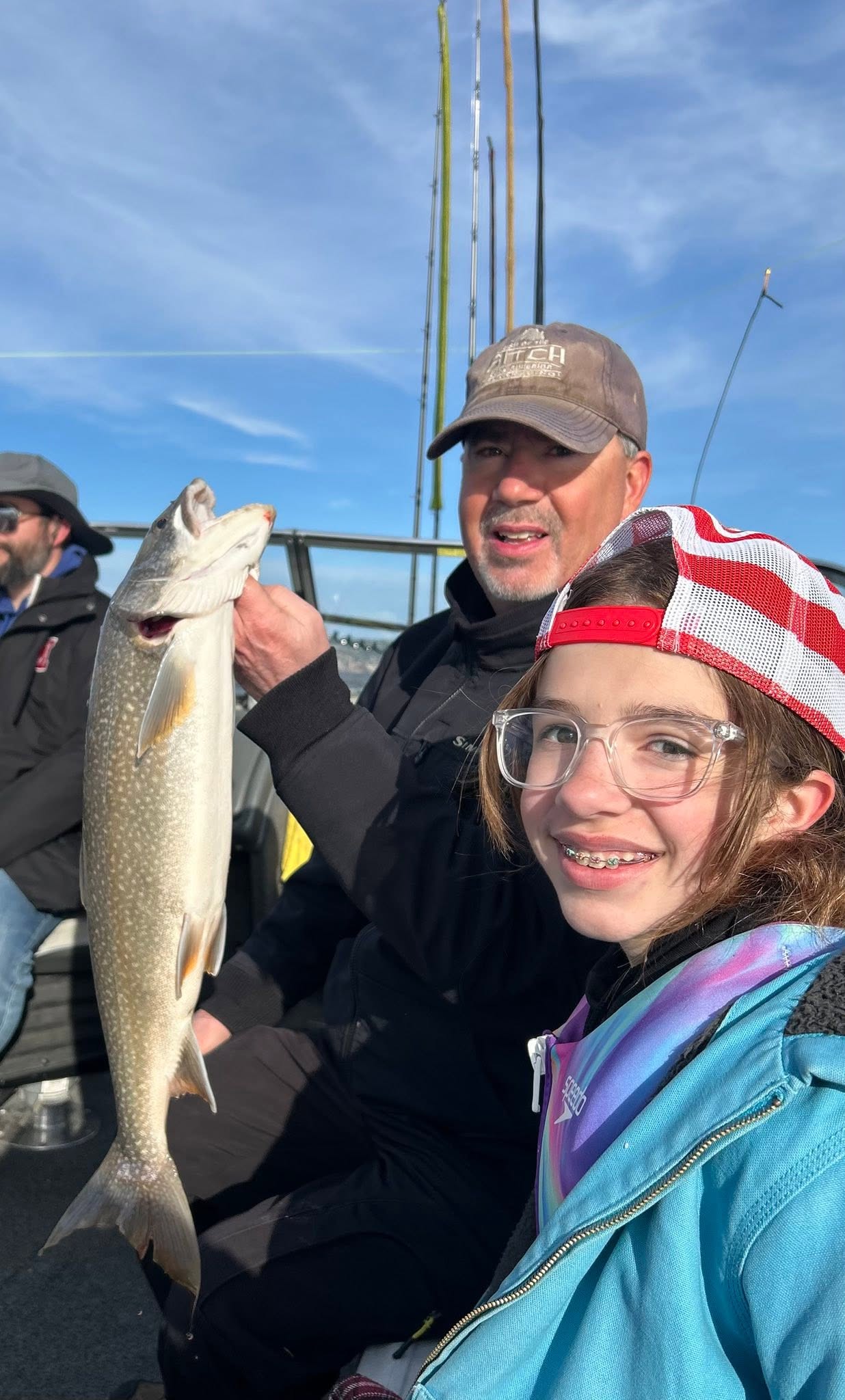 Lake trout caught during fishing trip in Duluth Minnesota