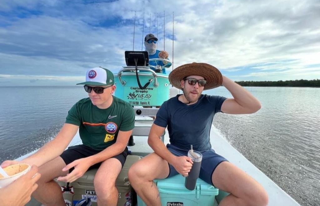 Two people fishing in Florida